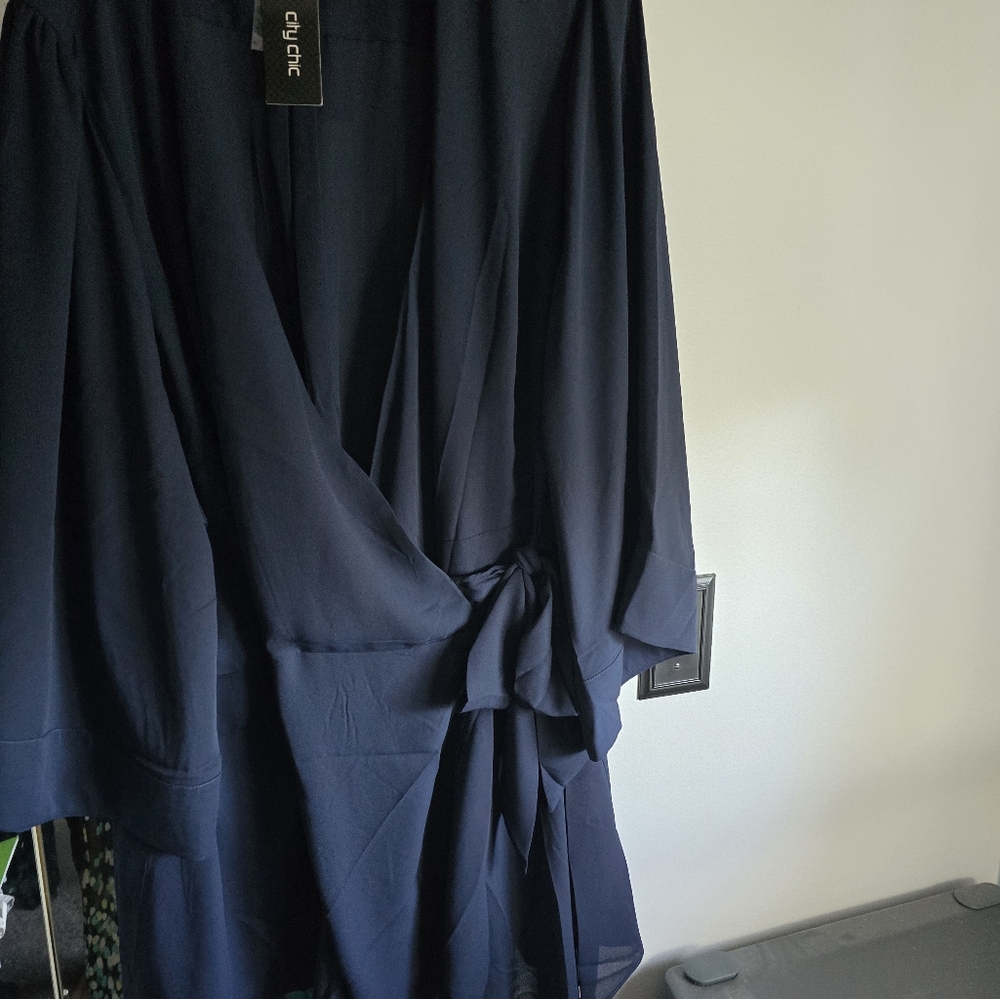 Navy Blue Blouse